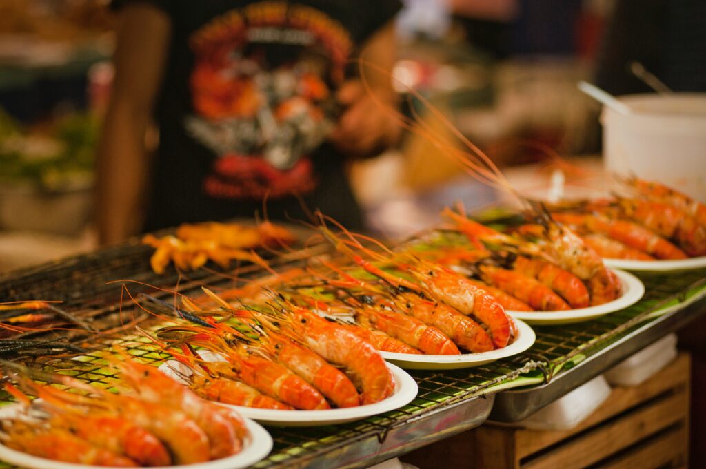 泰國自由行，一定不能忽略的當地美食烤蝦