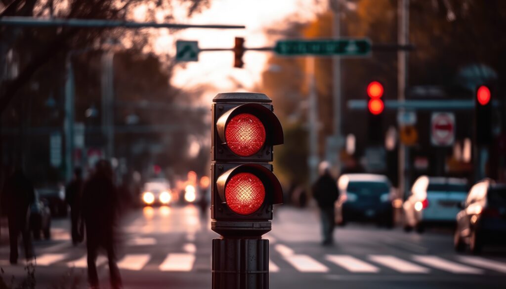 闖紅燈是危害道路交通安全的重罪，交通違規記點新制規定扣3點