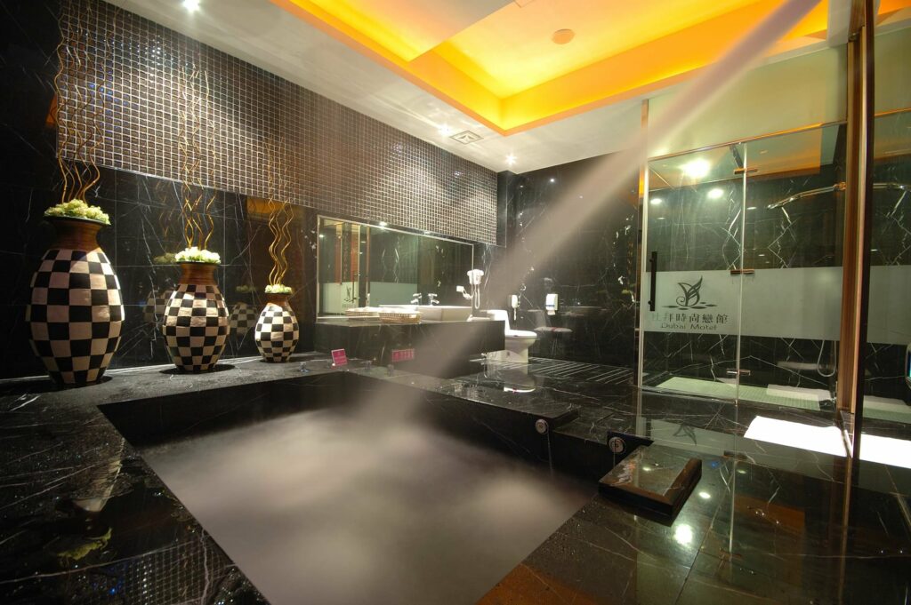 KTV汽車旅館配備戲水空間，入住可以到SPA按摩浴缸，泡澡放鬆。