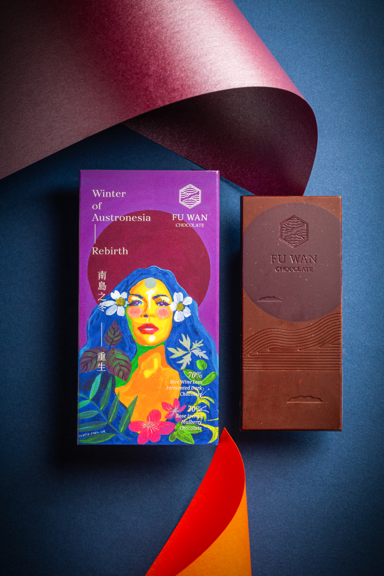 金獎巧克力南島之冬，已被國際買家搶購掃貨。圖/福灣巧克力提供