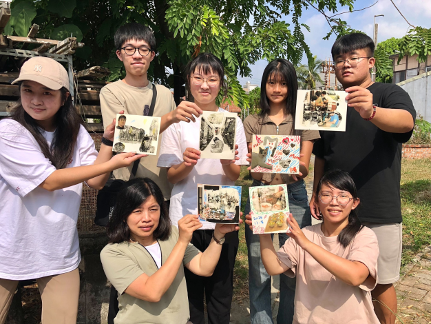 青年走入總爺庄，從地方文化與藝術職人對話中，看見老屋再生與青年藝術共生的可能。圖/台南市政府