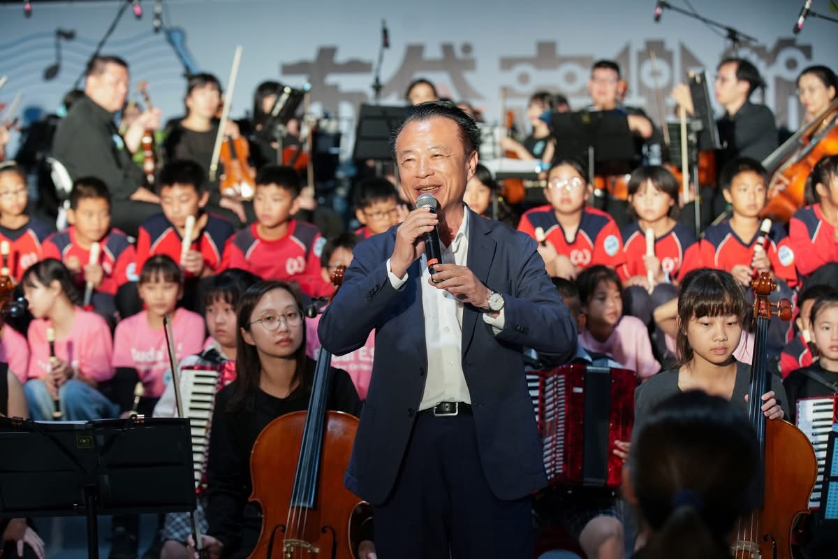 嘉義縣政府也鼎力支持布袋音樂節,縣長翁章梁出席活動並致詞。圖/台灣科藝文教協會提供