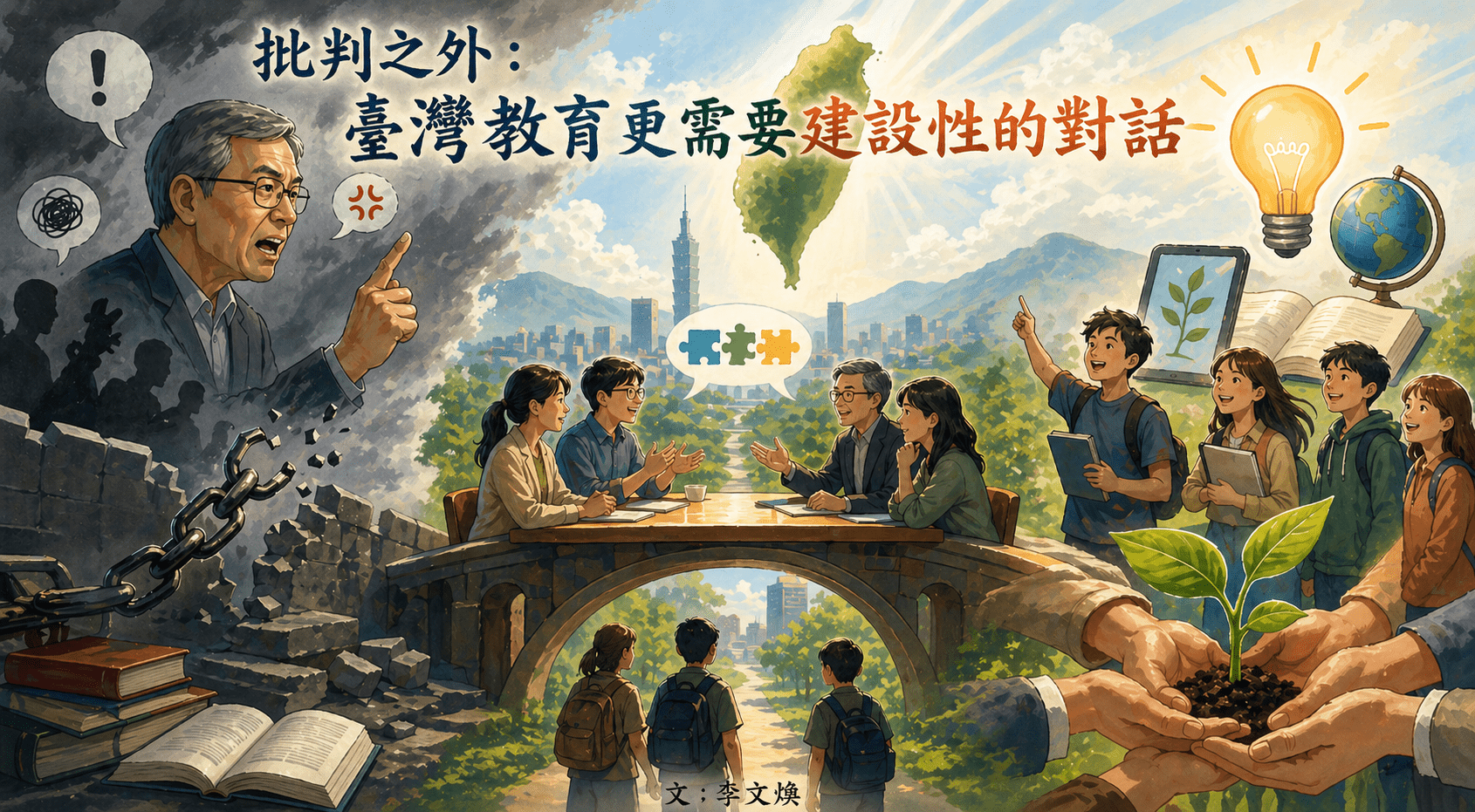 【社論】批判之外：台灣教育更需要建設性的對話