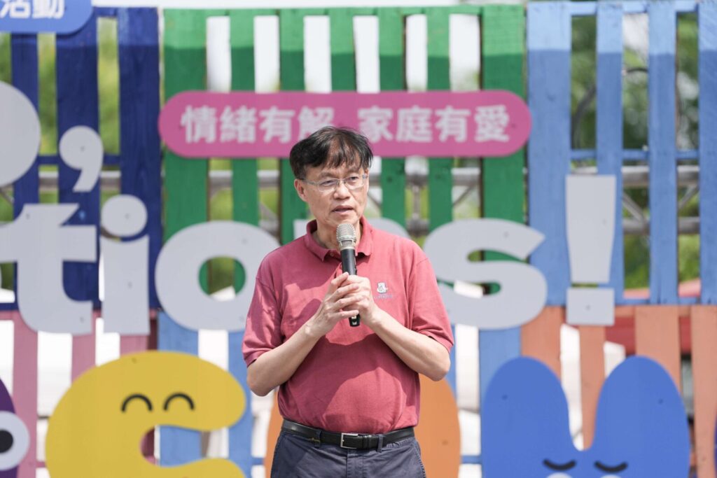 教育局長蔣偉民致詞。圖/台中市家庭教育中心提供