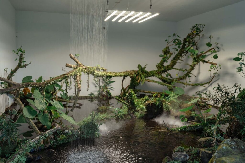 作品「千年虫無身知所」（周巧其、胡悠揚、吳冠儒）水體。圖/北觀處提供